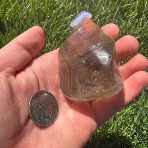 Large Smoky Quartz Crystal Flame